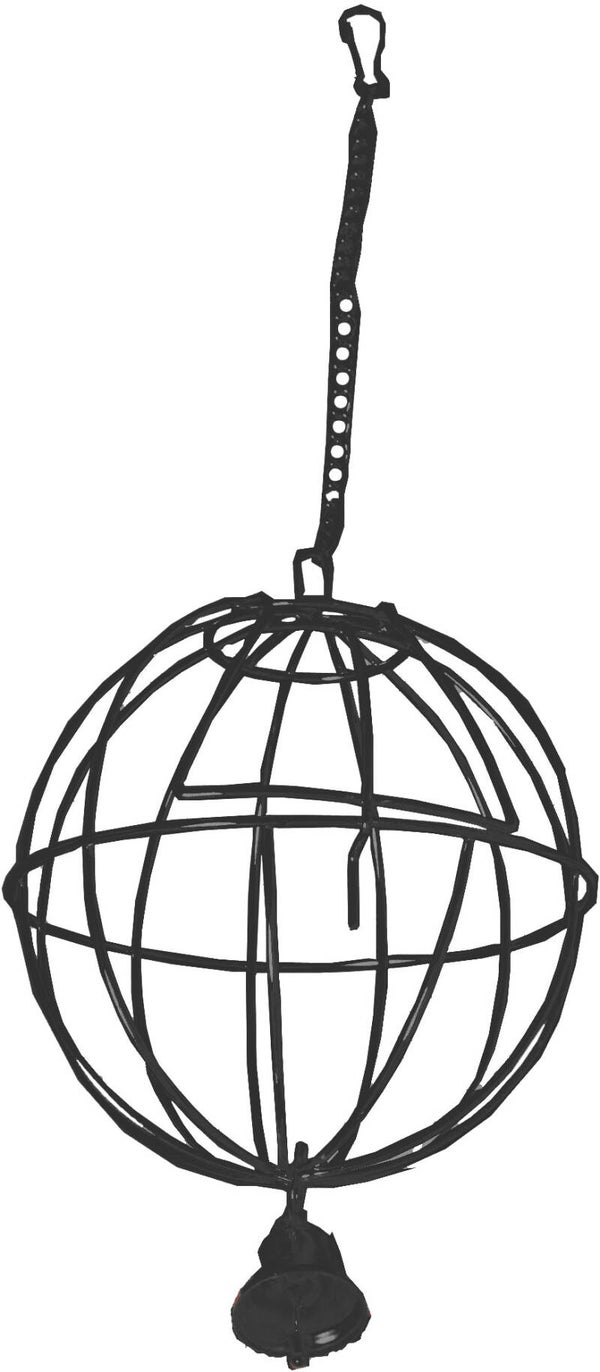 Boon hooi- of groenvoerbal metaal met bel 8 cm