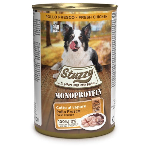 Stuzzy Grain Free Monoprotein Kip 400 gr