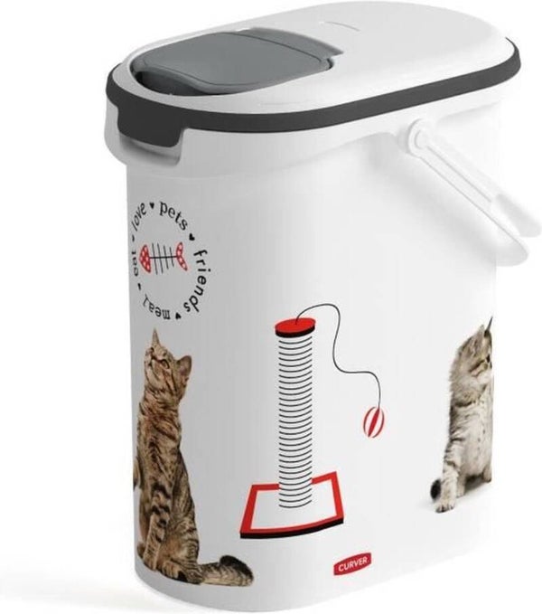 Curver Voedselcontainer Kat Wit 10L (4Kg)