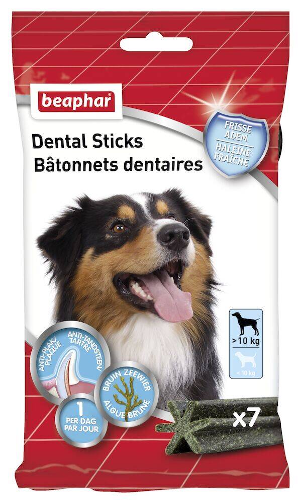 Beaphar Dental sticks middel/grote hond 7st