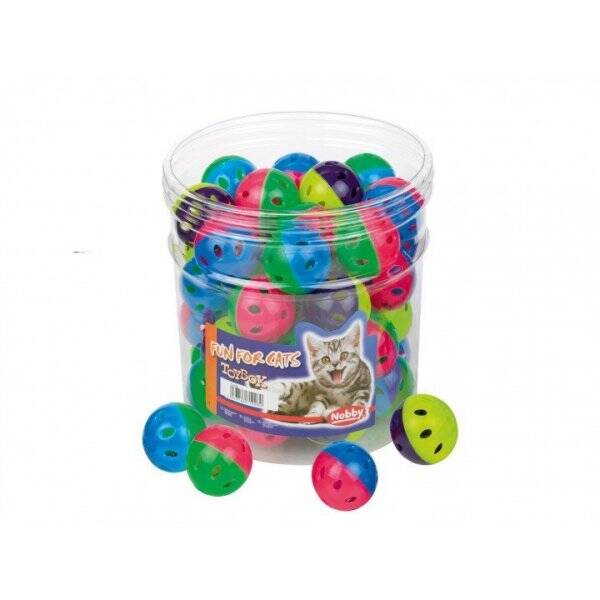Nobby Bal plastic gekleurd 4 cm