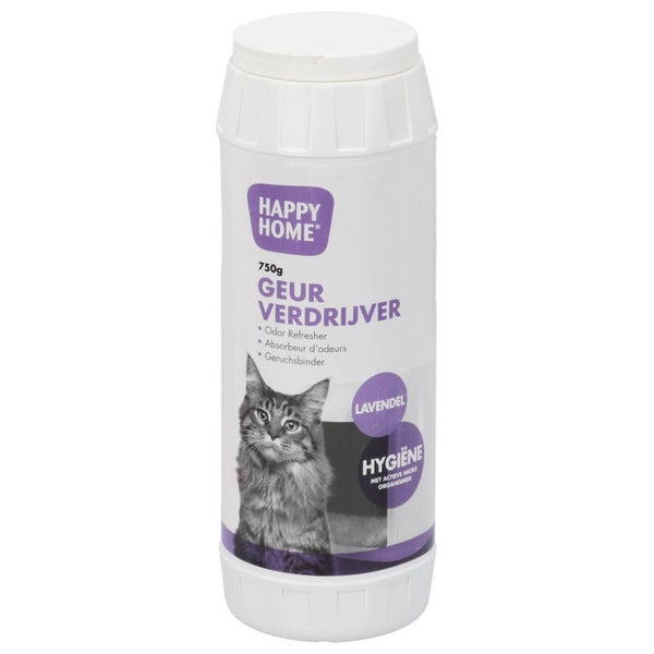 Happy Home kattenbak geurverdrijver 750 gr