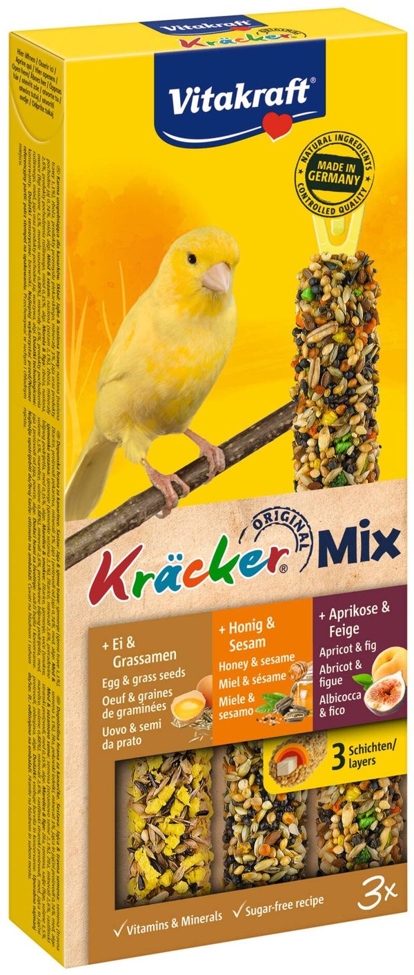 Vitakraft Kräcker Mix kanarie ei/abrikoos/ honing