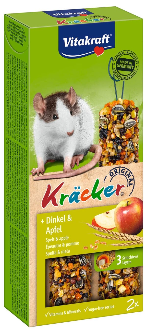 Vitakraft Kracker Rat Appel/Spelt