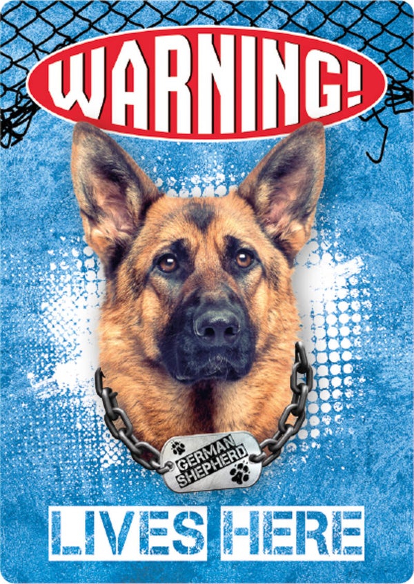 German Shepherd Warning