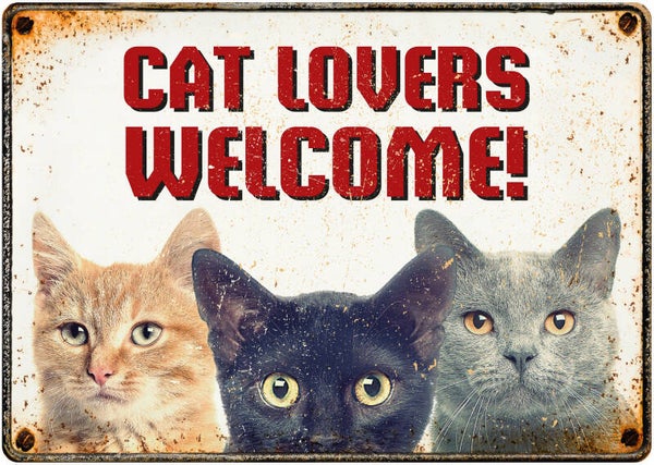 Cat Lovers Welcome