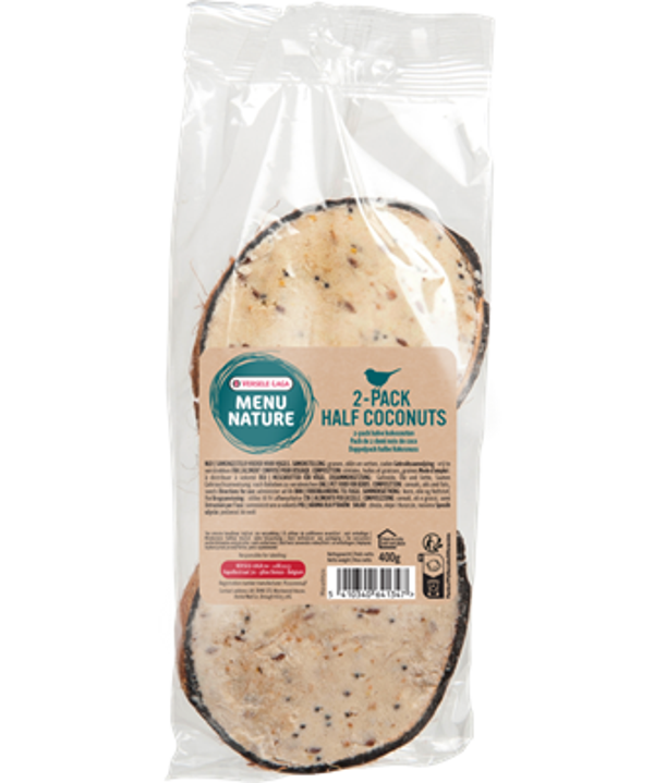 versele-laga menu nature 2-pack halve kokosnoot