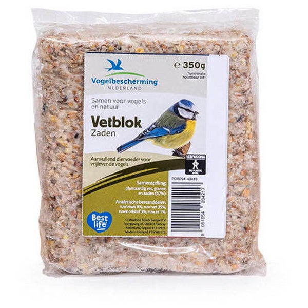 Vogel bescherming vetblok 350 g