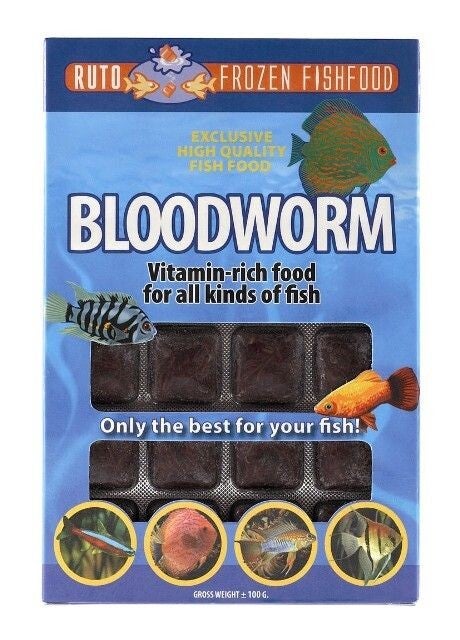 Ruto Rode muggen larven 100 gr