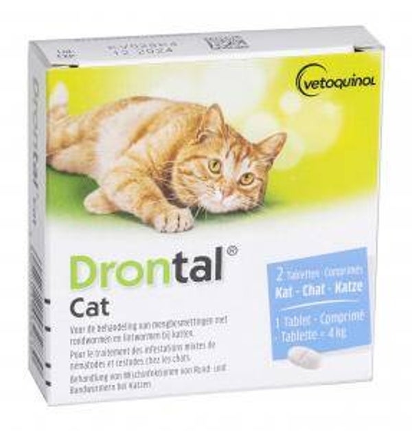 Drontal cat vanaf 4kg 2 tabl