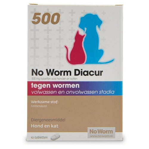 No Worm Diacur 500Mg 10 tab
