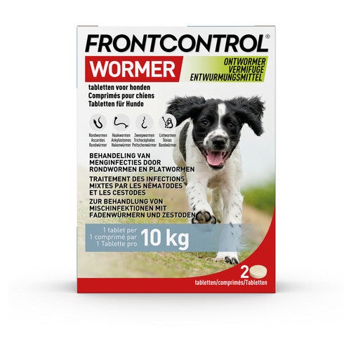 Wormer Ontworming Hond 2 tab S-M