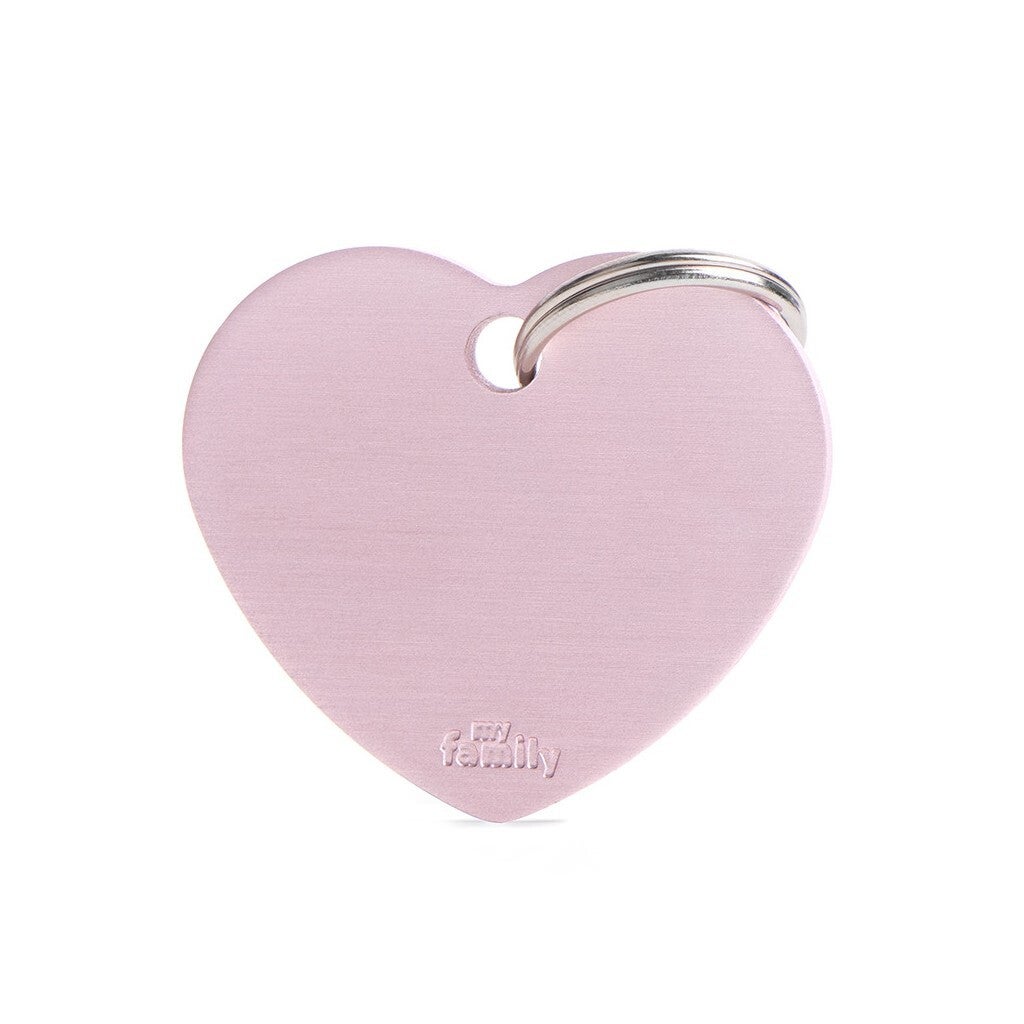 MyFamily Penning Big Heart Pink