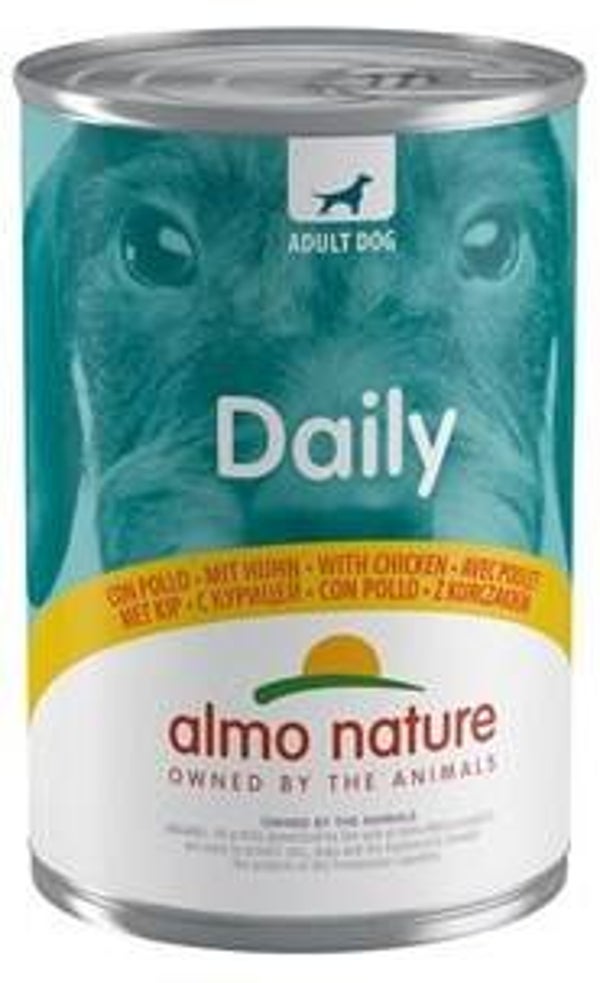 Almo Nature Dog Blik Kip 24 x 400 gr.