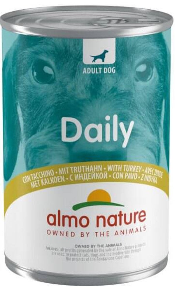 Almo Nature Dog Blik Kalkoen 24 x 400 gr.