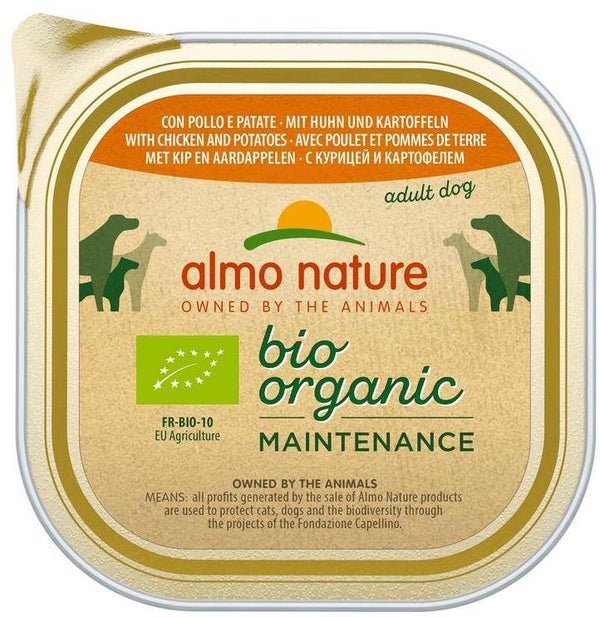 Almo Nature Daily Bio Dog Chicken+Potatoes 9 x 300 gr.