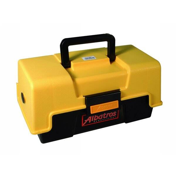 Albatros 2-Ladige Viskoffer Geel S