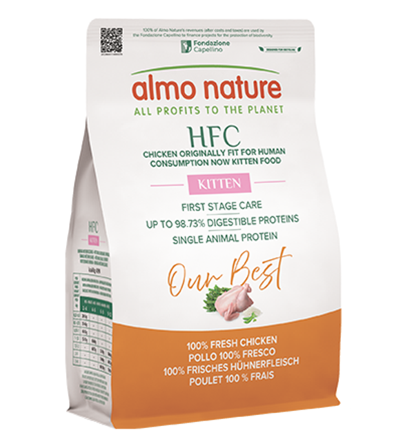 Almo Nature HFC our best kitten kip 1,2kg