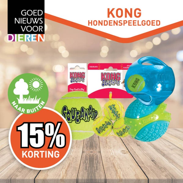 KONG Hondenspeelgoed 🎾🐾 15% korting
