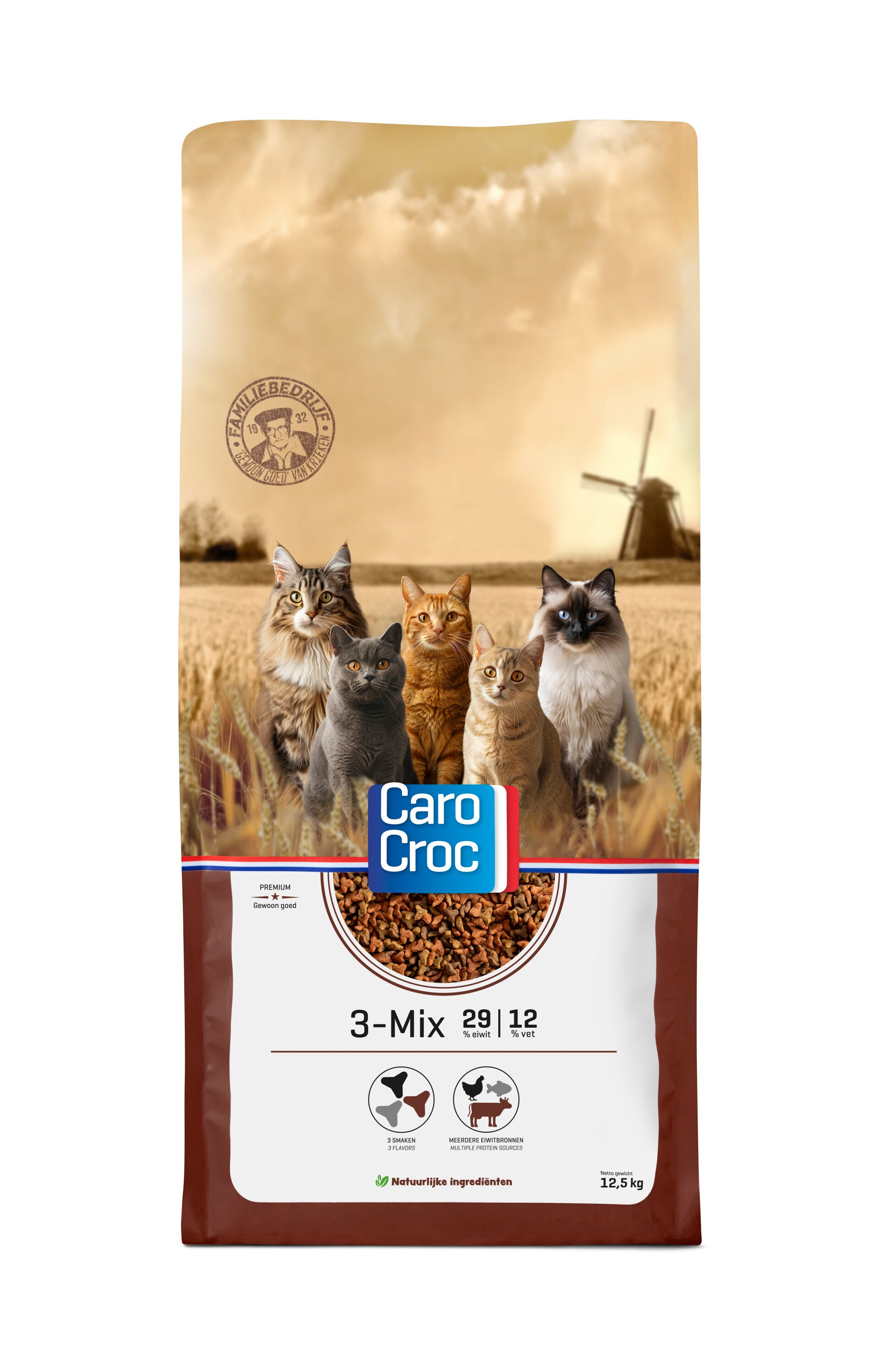 Carocroc 3-mix 12,5 kg