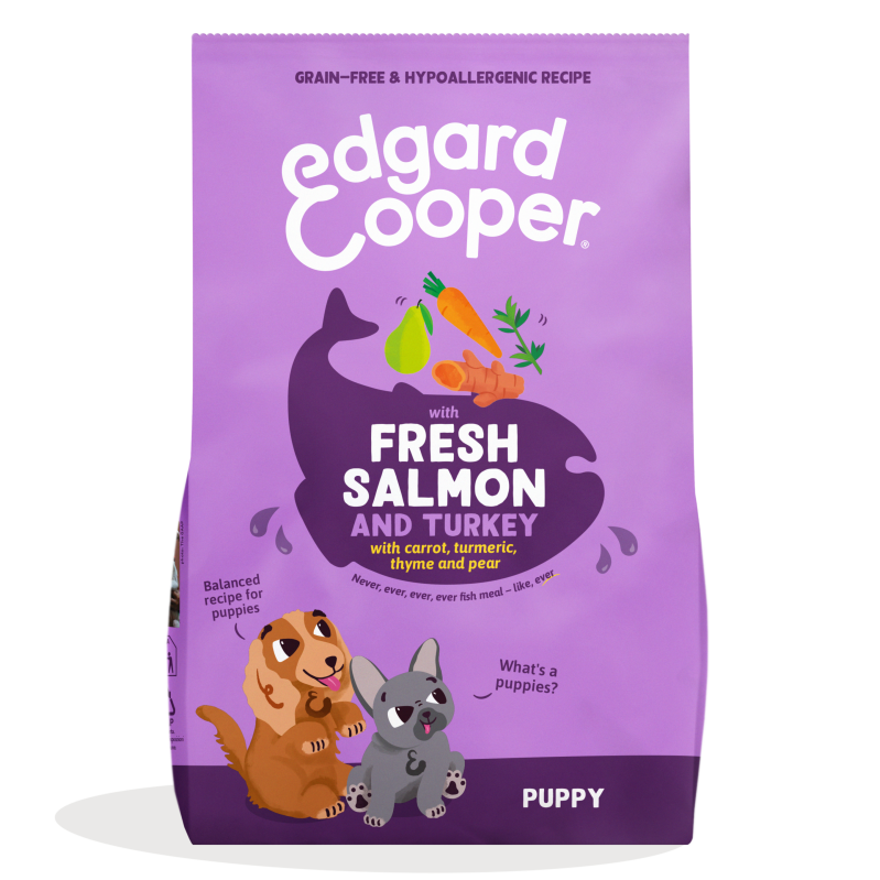 Edgard & Cooper Puppy Atlantic Salmon & Free-Run Turkey Large 12 kg