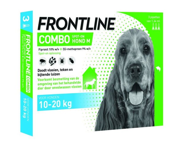 Frontline Combo spot-on hond M 10-20kg