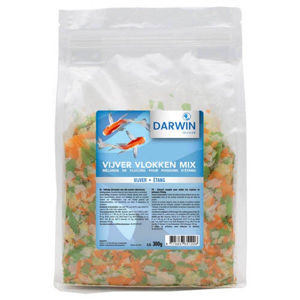 Darwin Vijvervoeding vlokken mix 2.5 liter