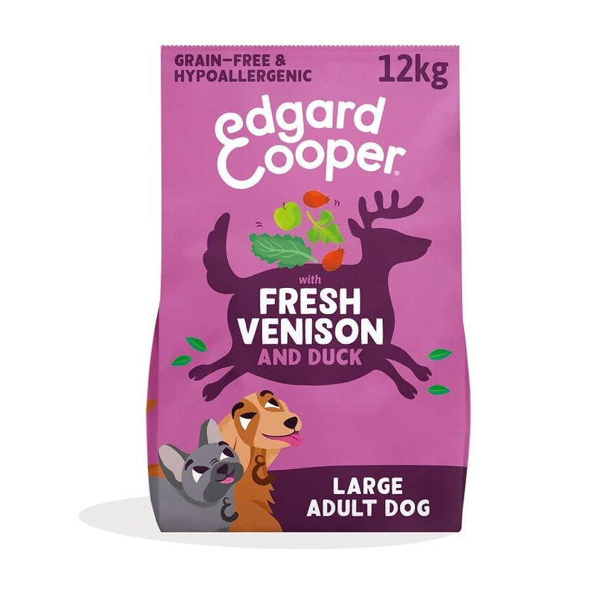 Edgard & Cooper Adult Hert/Eend Large 12 kg