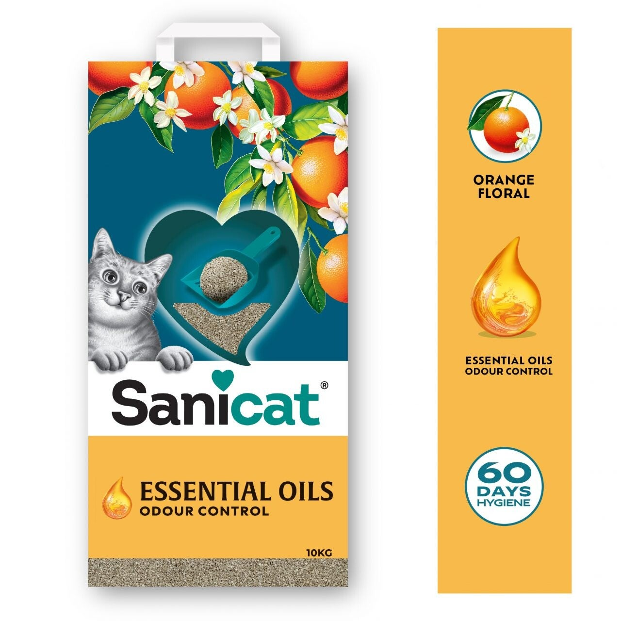Sanicat Essential Oils Odour Control Oranjebloesem 10 kg