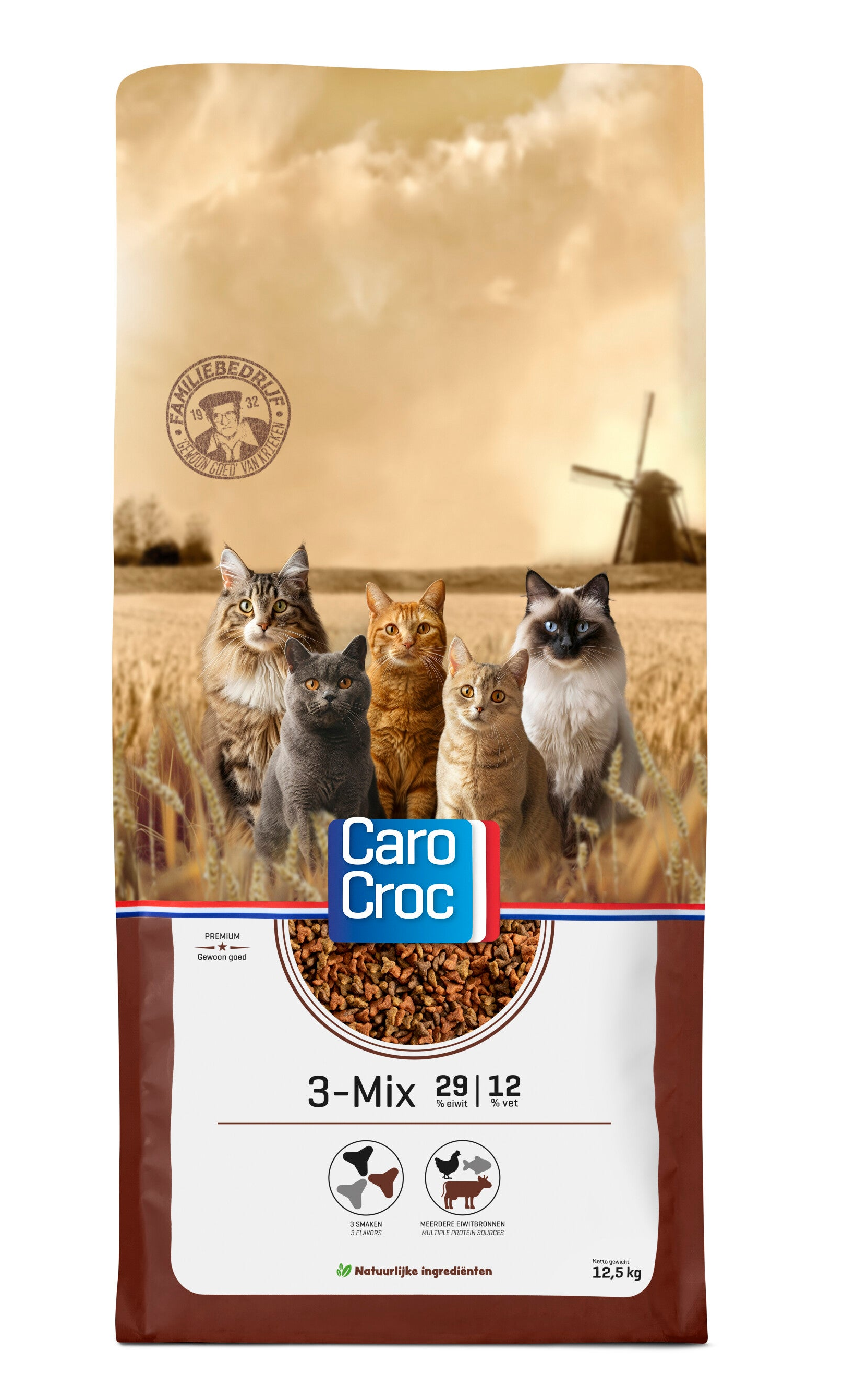 Carocroc 3-mix 12,5 kg
