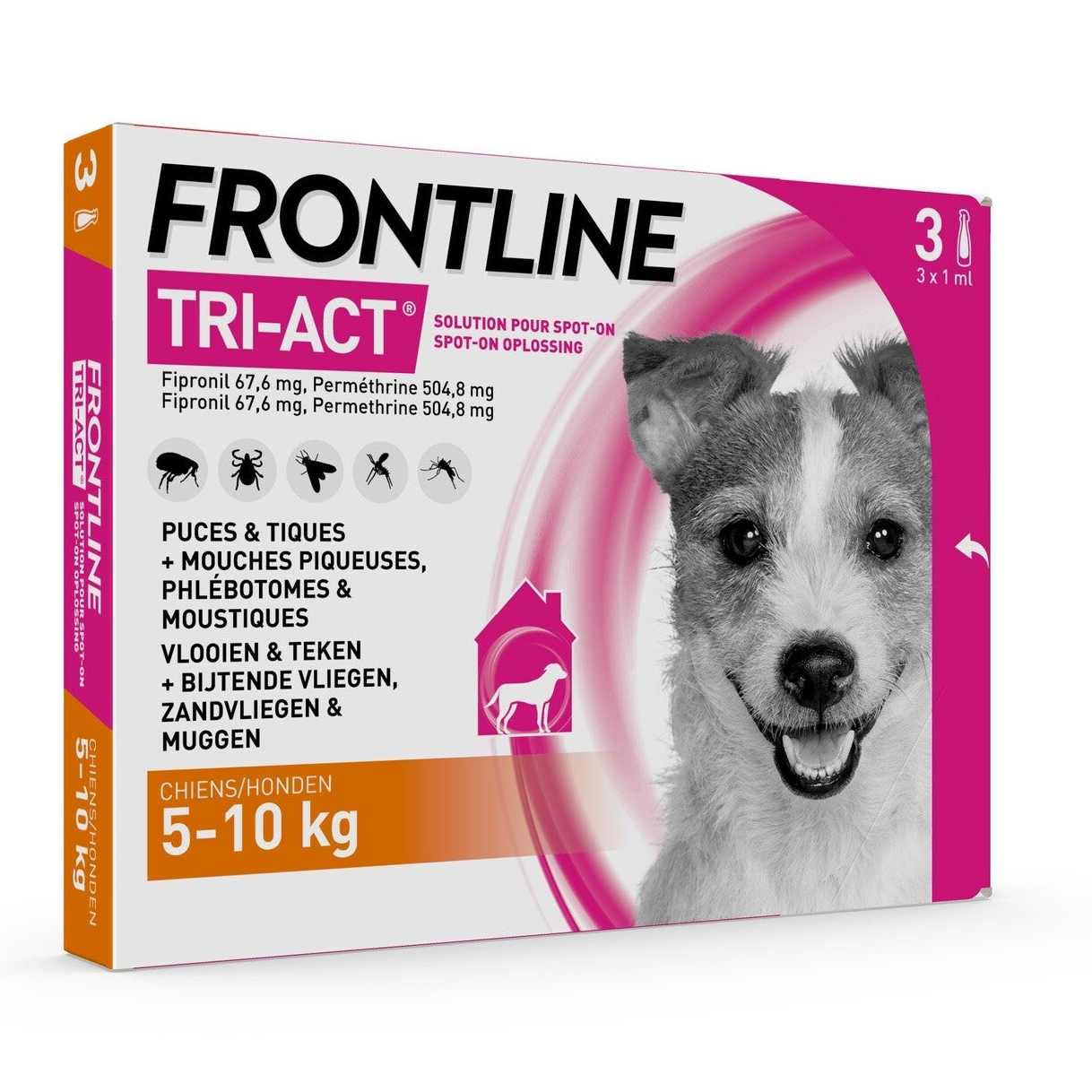 Frontline Tri-Act 3 Pipet 5 - 10 kg