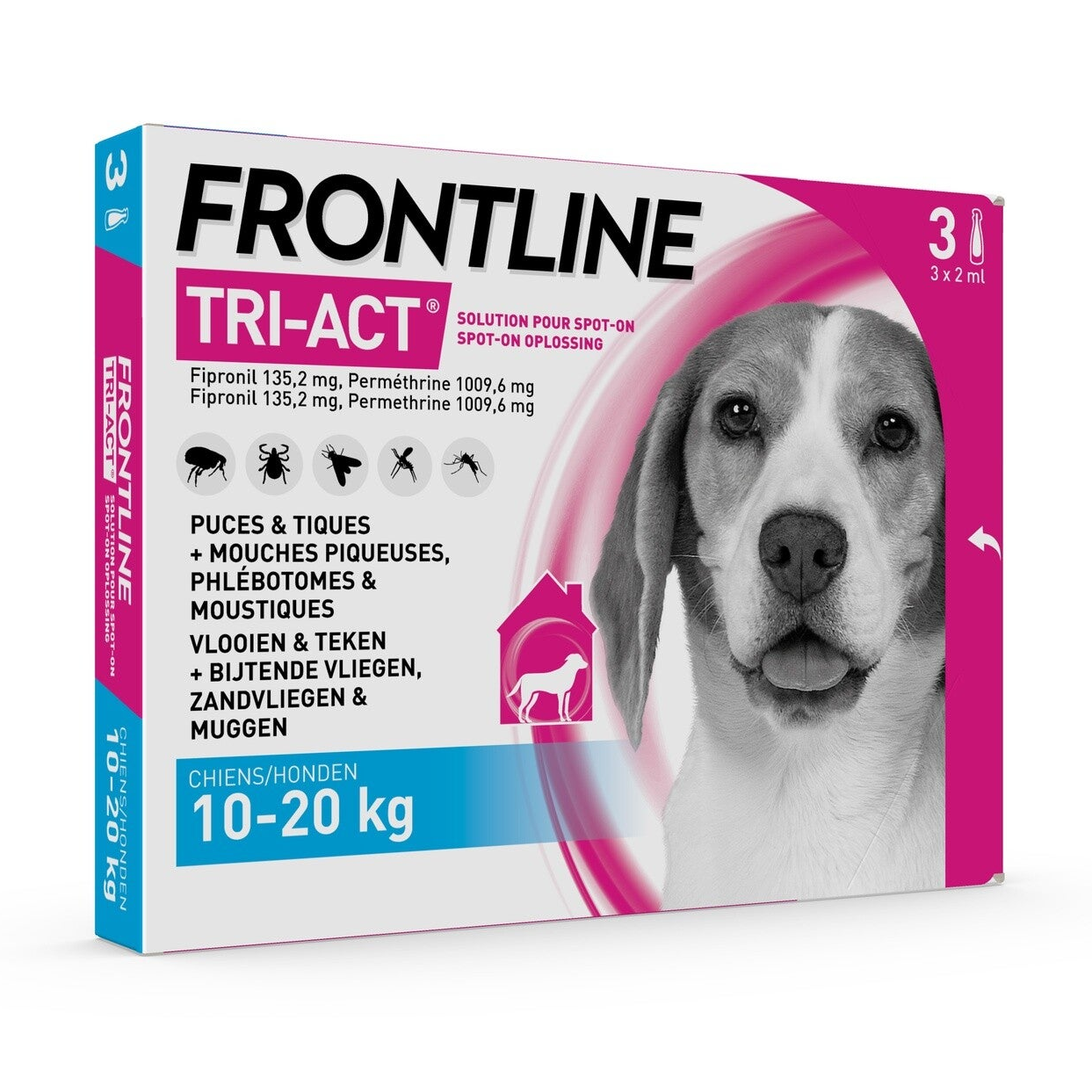 Frontline Tri-Act 3 Pipet 10 - 20 kg