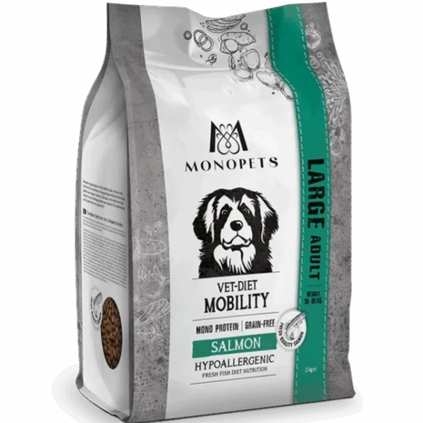 Monopets Hypoallergenic Large Vet-Diet Mobility Salmon