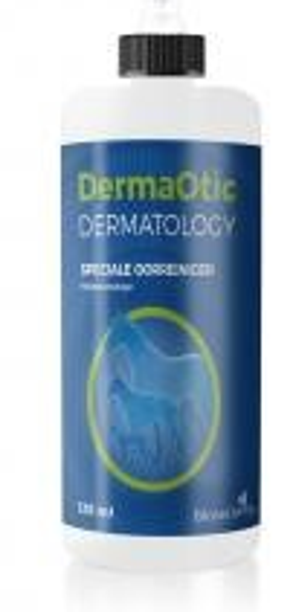 DermaOtic hypoallergene oorreiniger voor hond, kat 125 ml