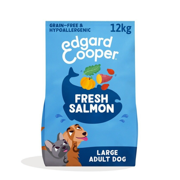 Edgard&Cooper hond adult brok Zalm L 12kg