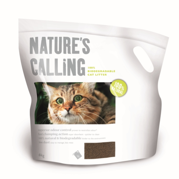 Natures Calling Cat Litter 6 kg.