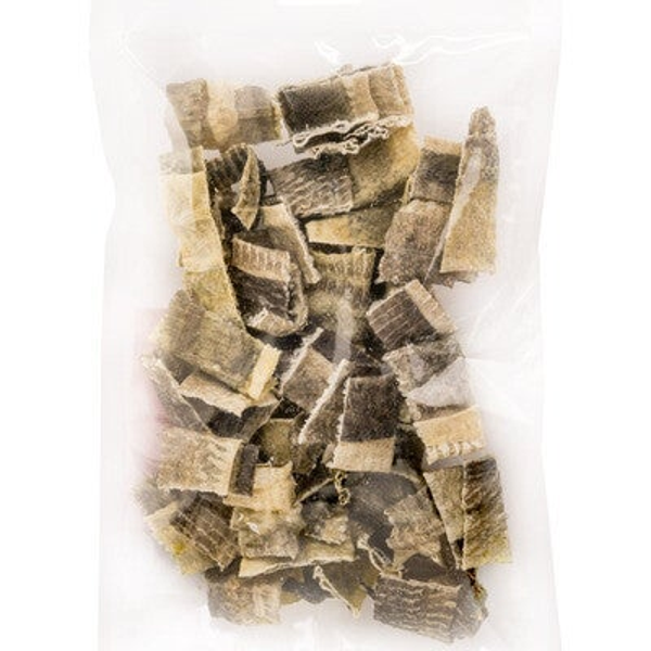 Kabeljauw huid stukjes 100 gr