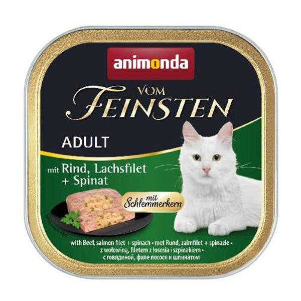 Feinsten Cat Adult Gourmet Rund+Zalm 100 gr