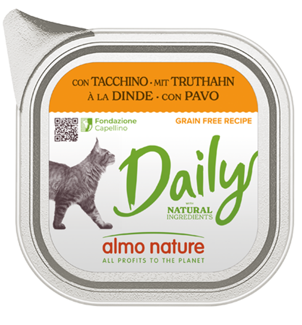 Almo Nature Daily met Kalkoen