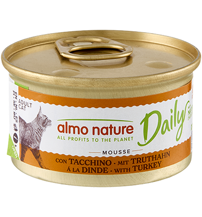 Almo Nature Daily Mousse met Kalkoen 24x85 gr