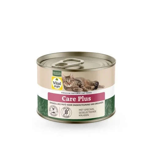 VITALstyle Kat Care Plus Natvoer 200 gr