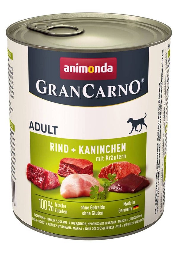 Grancarno Rund+Konijn 800 gr