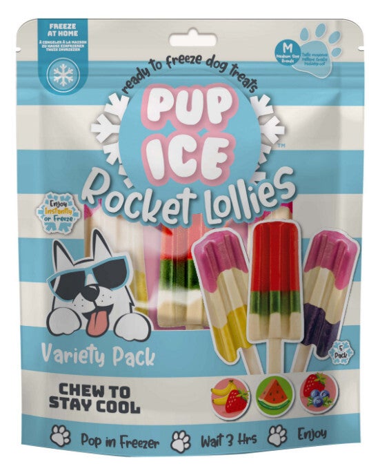 Pup ice hondenijs voordeelpak rakketjes pak a 5 stuks