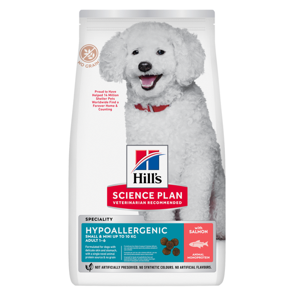 Hill’s Science Plan dog ad hypoallergenic small&mini salmon 1,5kg
