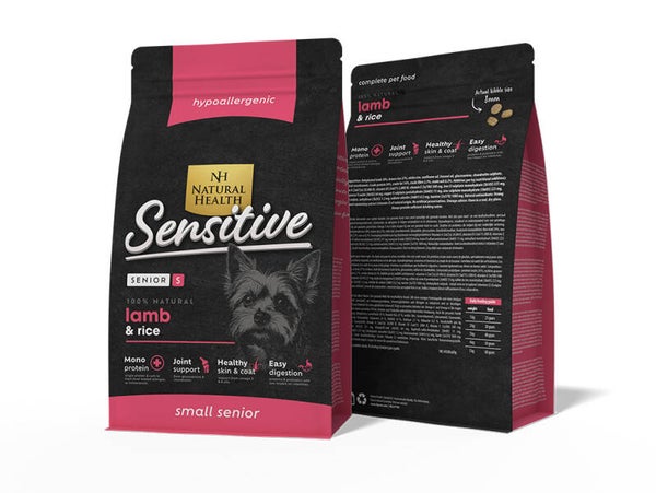 Natural Health Dog Lamb & Rice Senior small