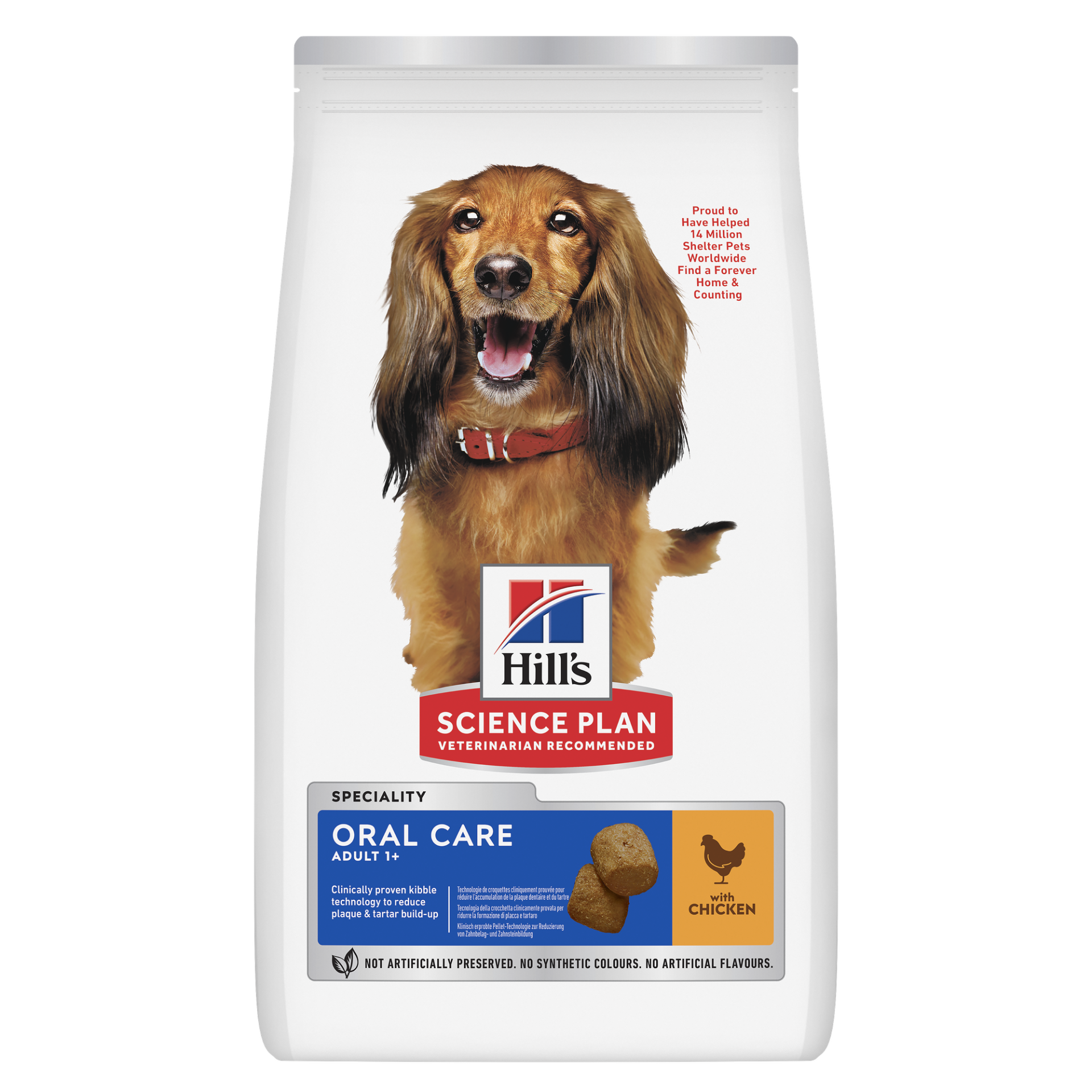 Hill’s Science Plan dog ad oral care chicken
