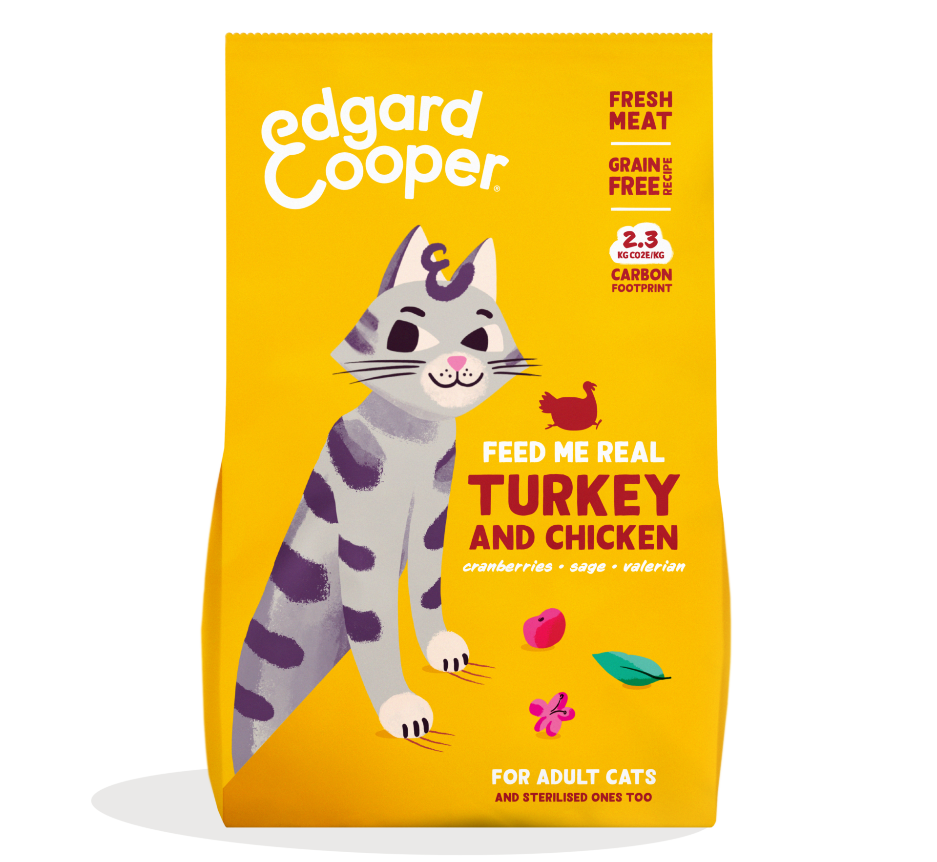Edgard & Cooper Cat Adult Turkey And Chicken