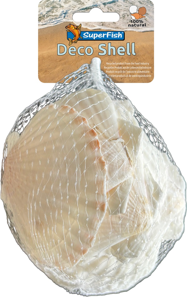 Superfish Deco schelp Coquille wit 200 gr