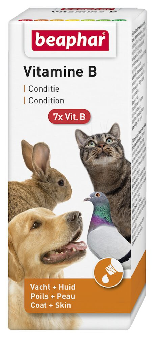 Vitamine B voor honden, katten, vogels en knaagdieren 50ml1