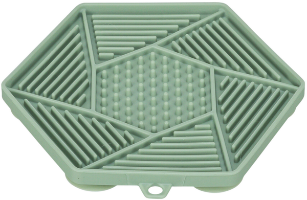 Trixie Lick'n'snack Mat Met Zuignappen Siliconen Groen